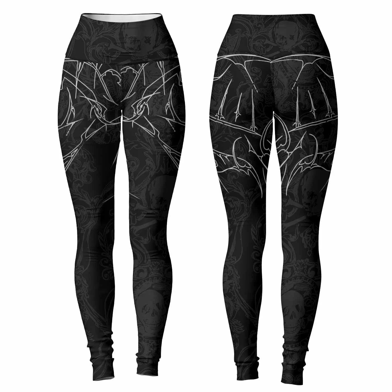 Throne of Thorns Women's Leggings - front and back view