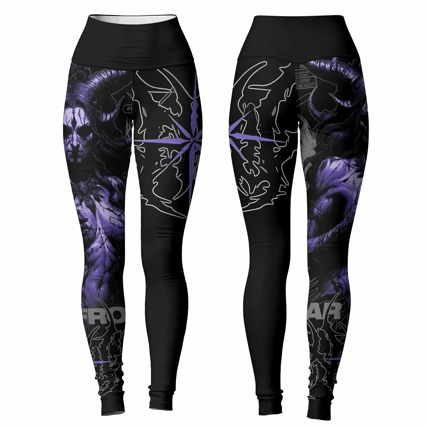 Far From Grace Women's Leggings - front and back view