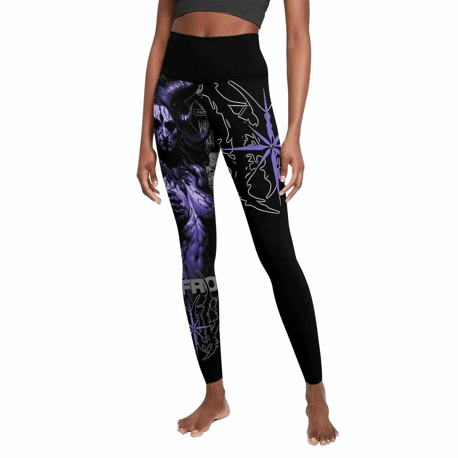Far From Grace Women's Leggings - front view mockup