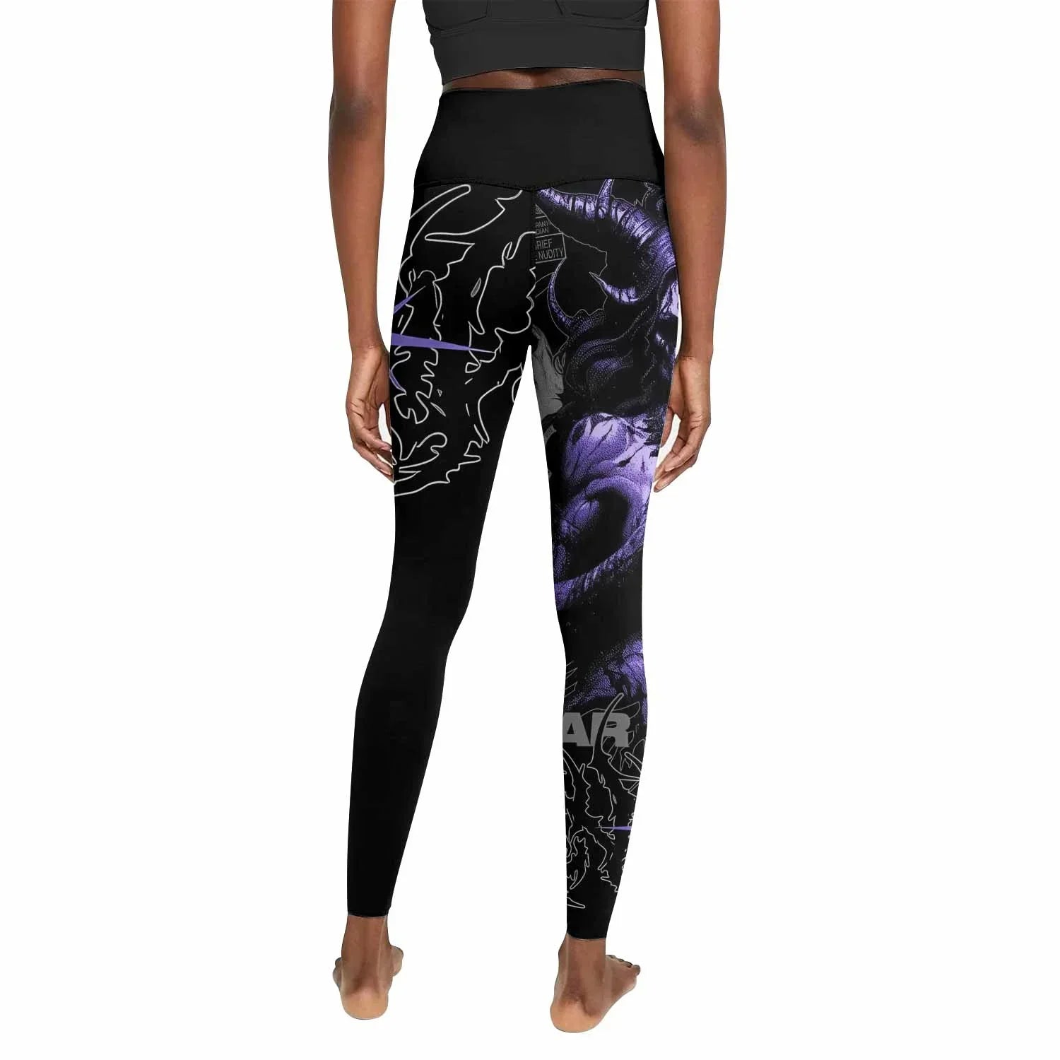 Far From Grace Women's Leggings - back view mockup