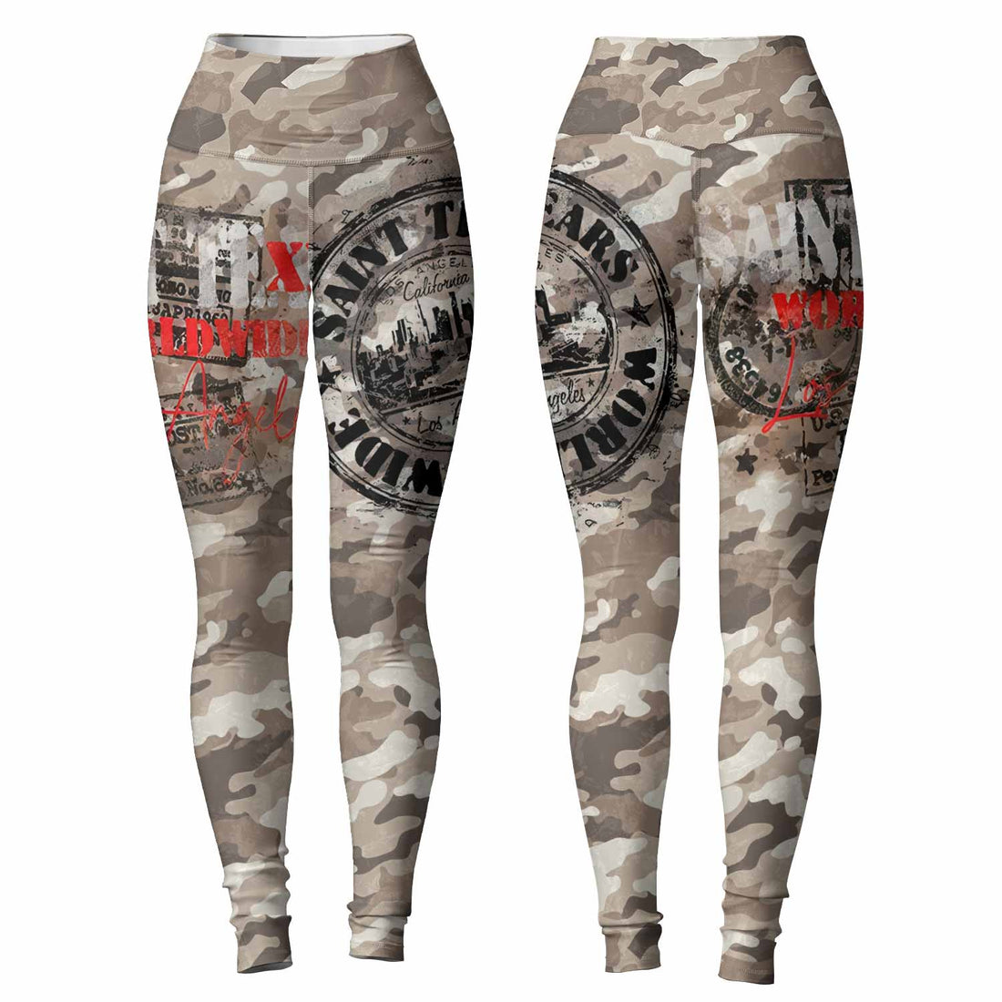 Saint Tears Camo Women's Leggings - lifestyle view