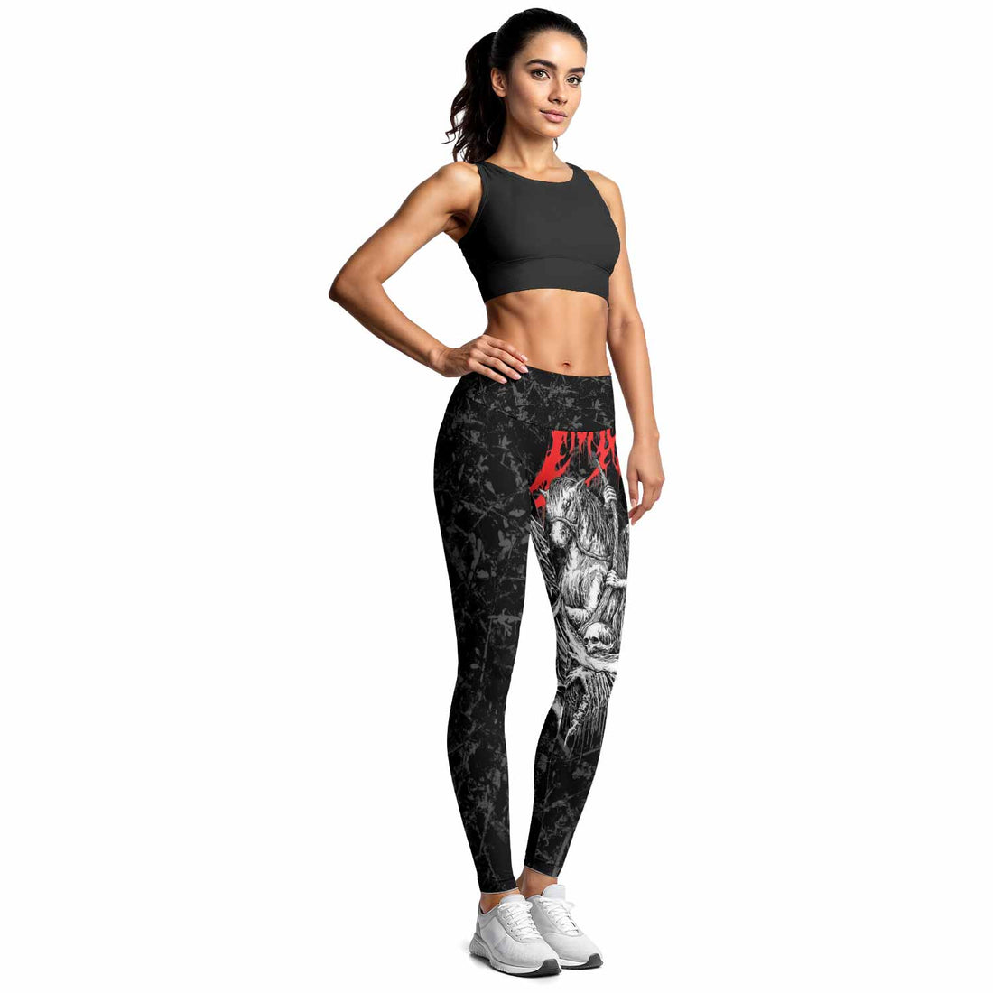 Trumpets of the End Women's Leggings - lifestyle view