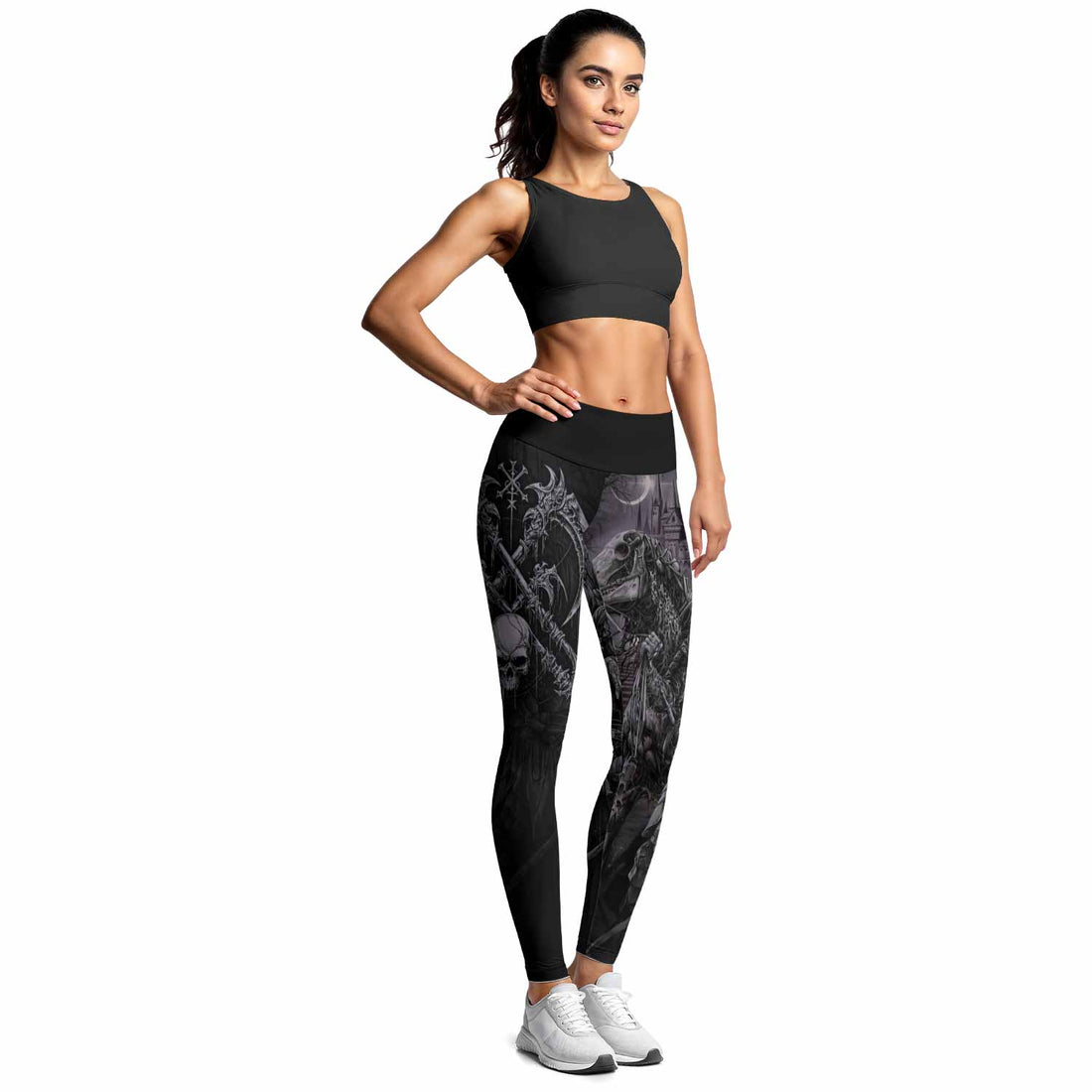 Reaper's Dominion Women's Leggings - lifestyle view