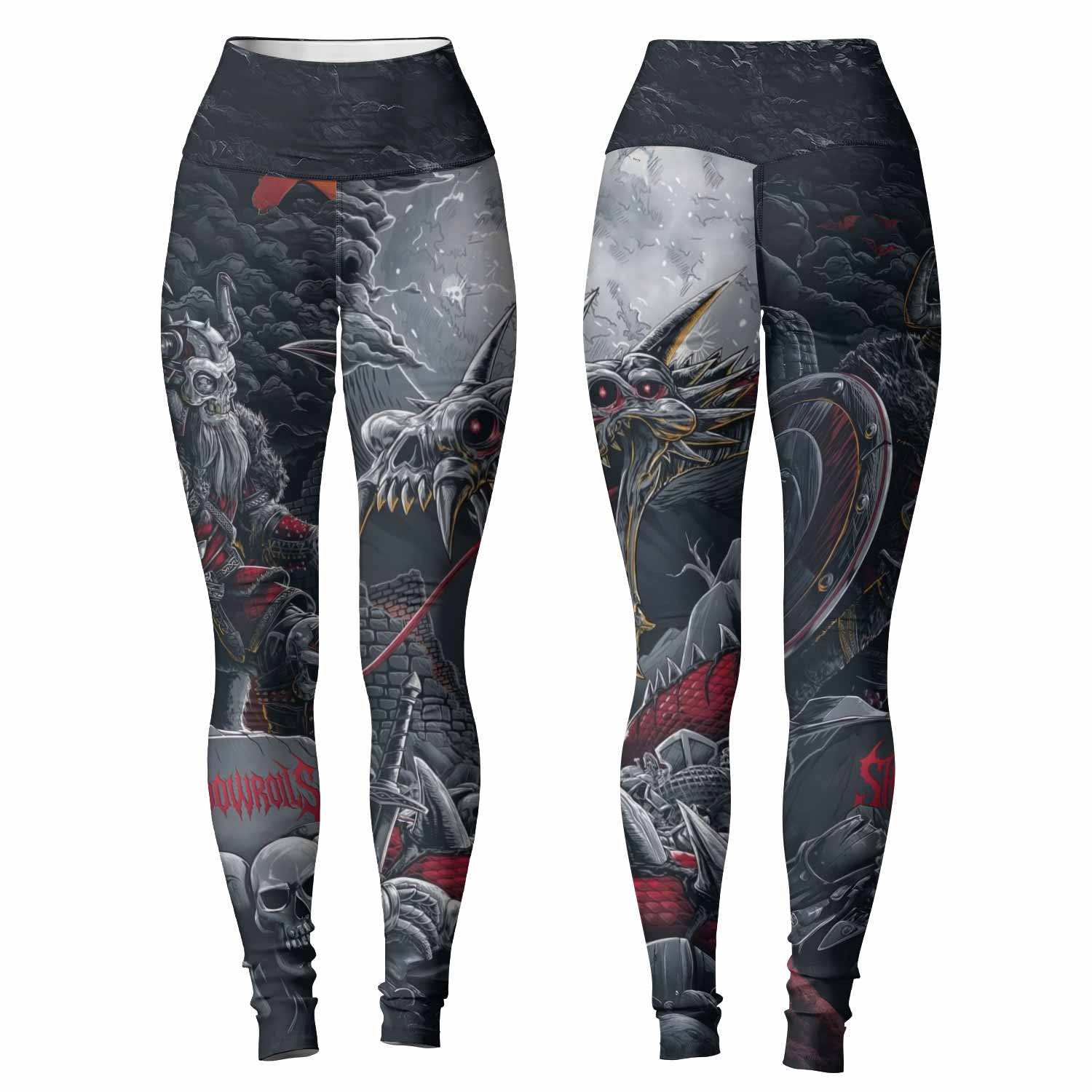 Wrath of the Undying Women's Leggings - front and back view