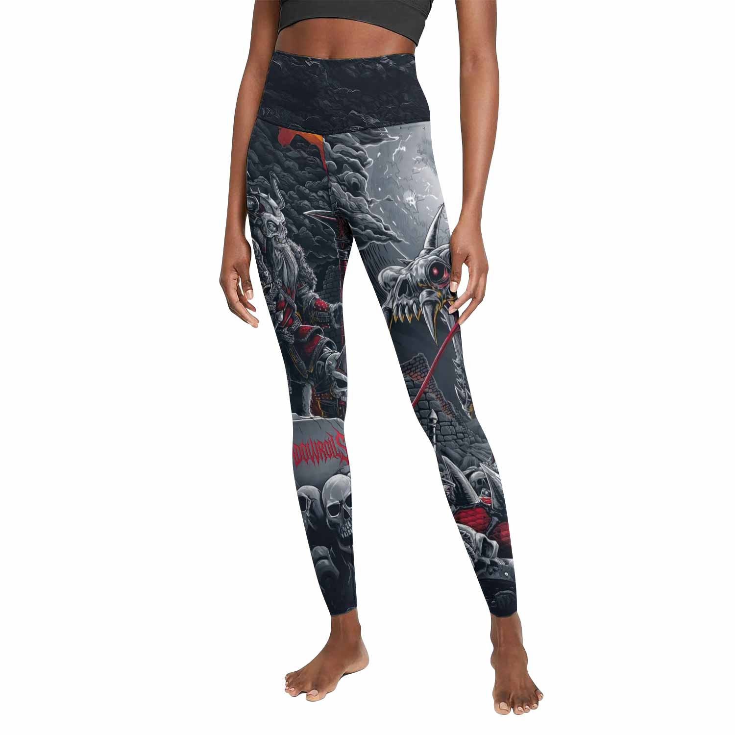 Wrath of the Undying Women's Leggings - front view mockup