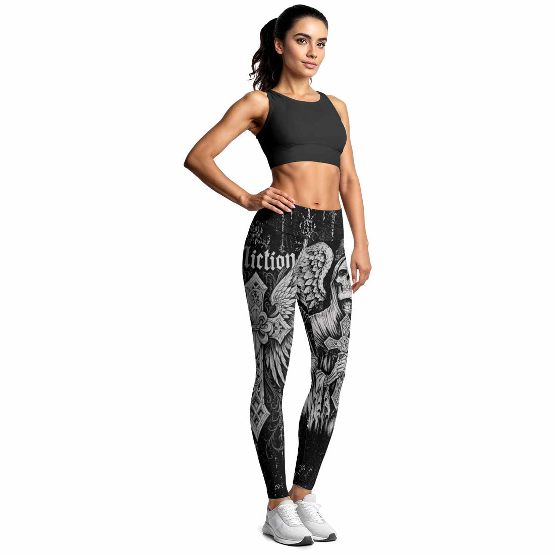 Angel of Death Women's Leggings - lifestyle view