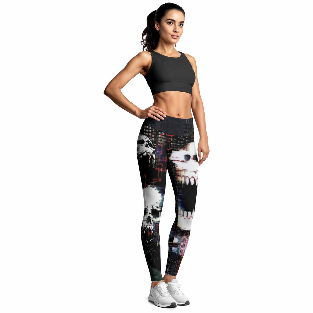 Digital Fear Protocol Women's Leggings - lifestyle view