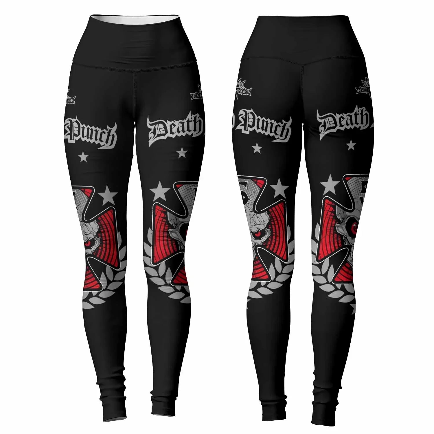 Death Punch Women's Leggings - front and back view