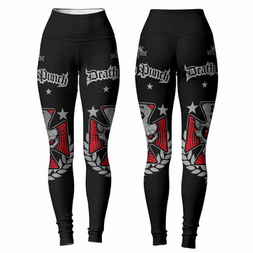 Death Punch Women's Leggings - front and back view