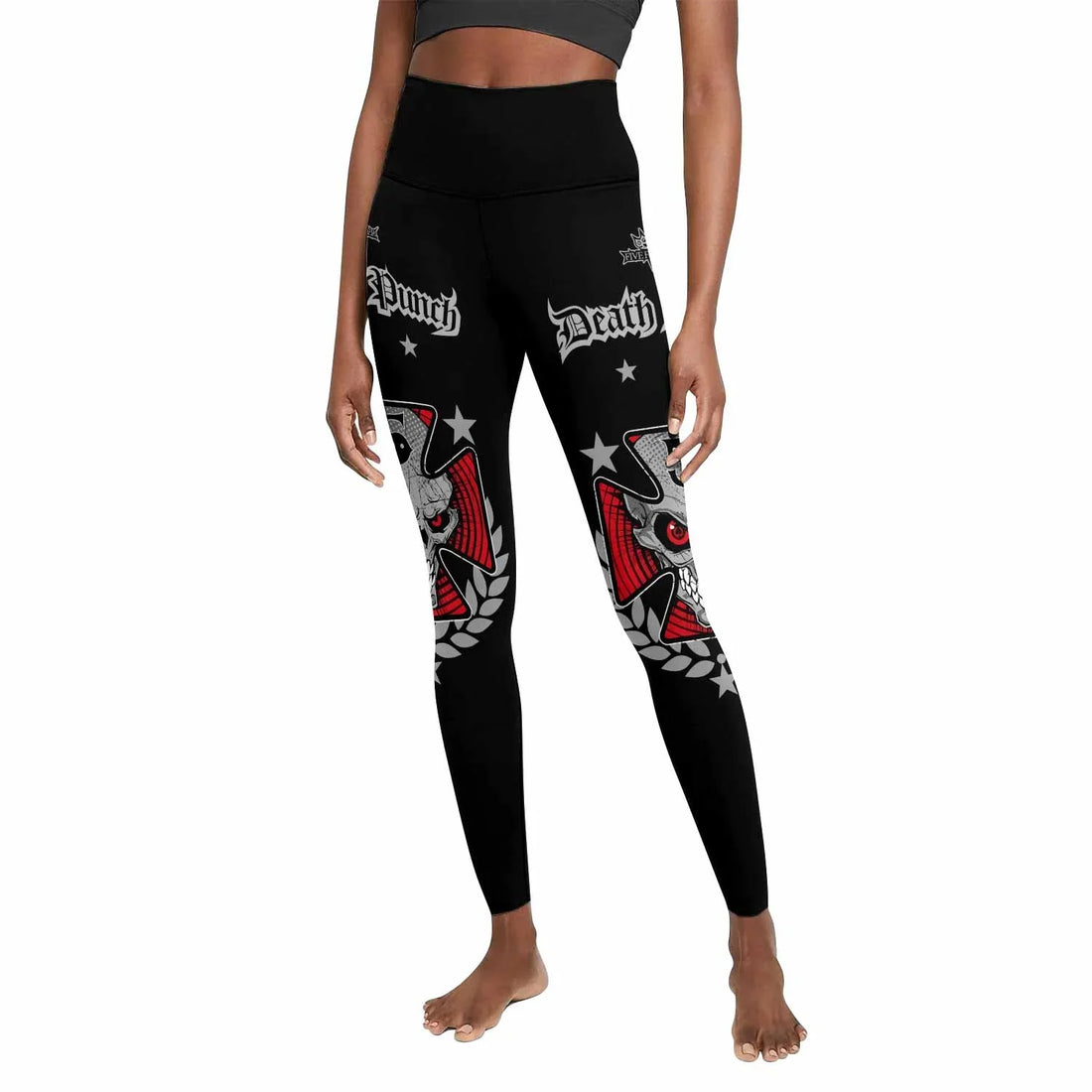 Death Punch Women's Leggings - front and back view