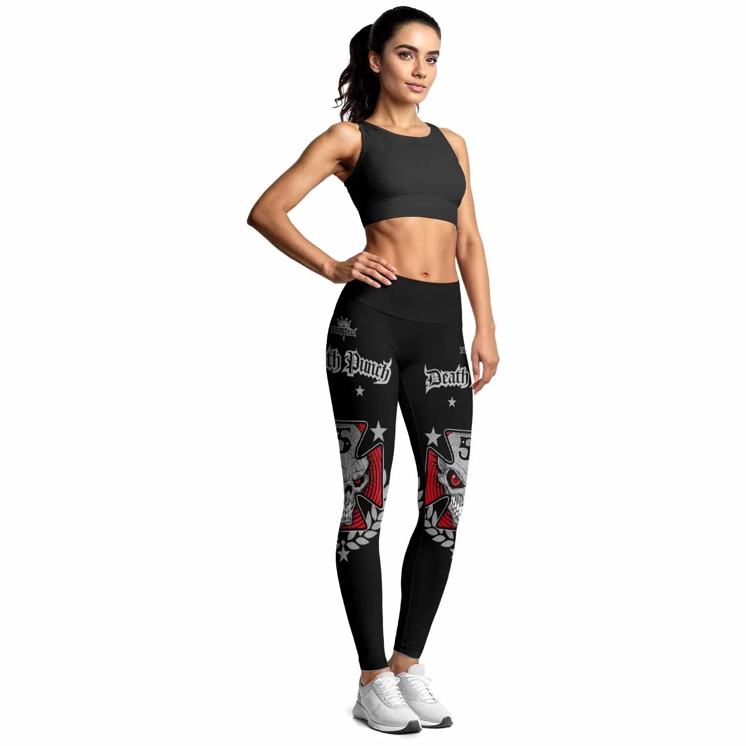 Death Punch Women's Leggings - lifestyle view