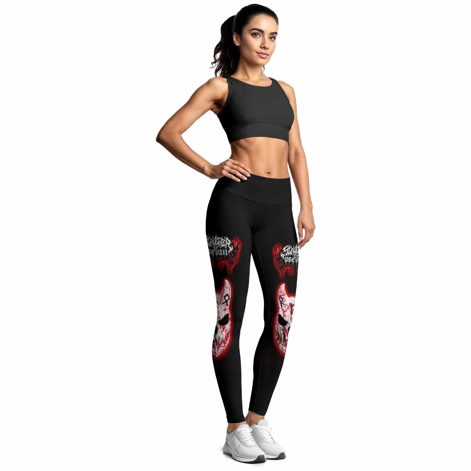 Slaughter to Prevail Women's Leggings - lifestyle view