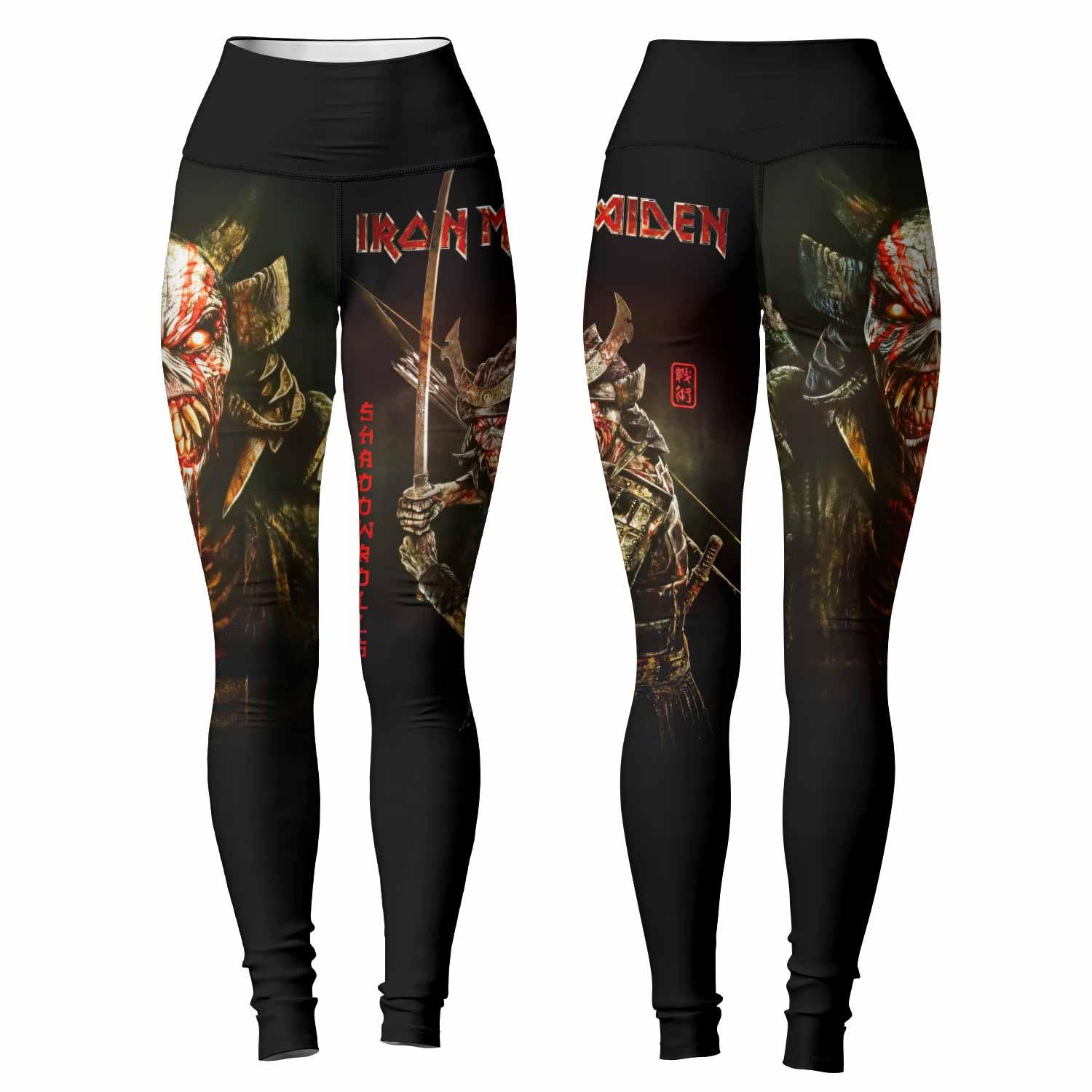Iron Maiden Samurai Women's Leggings - front and back view