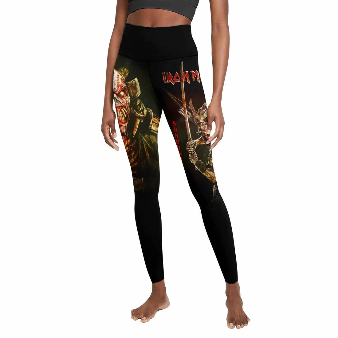 Iron Maiden Samurai Women's Leggings - front and back view