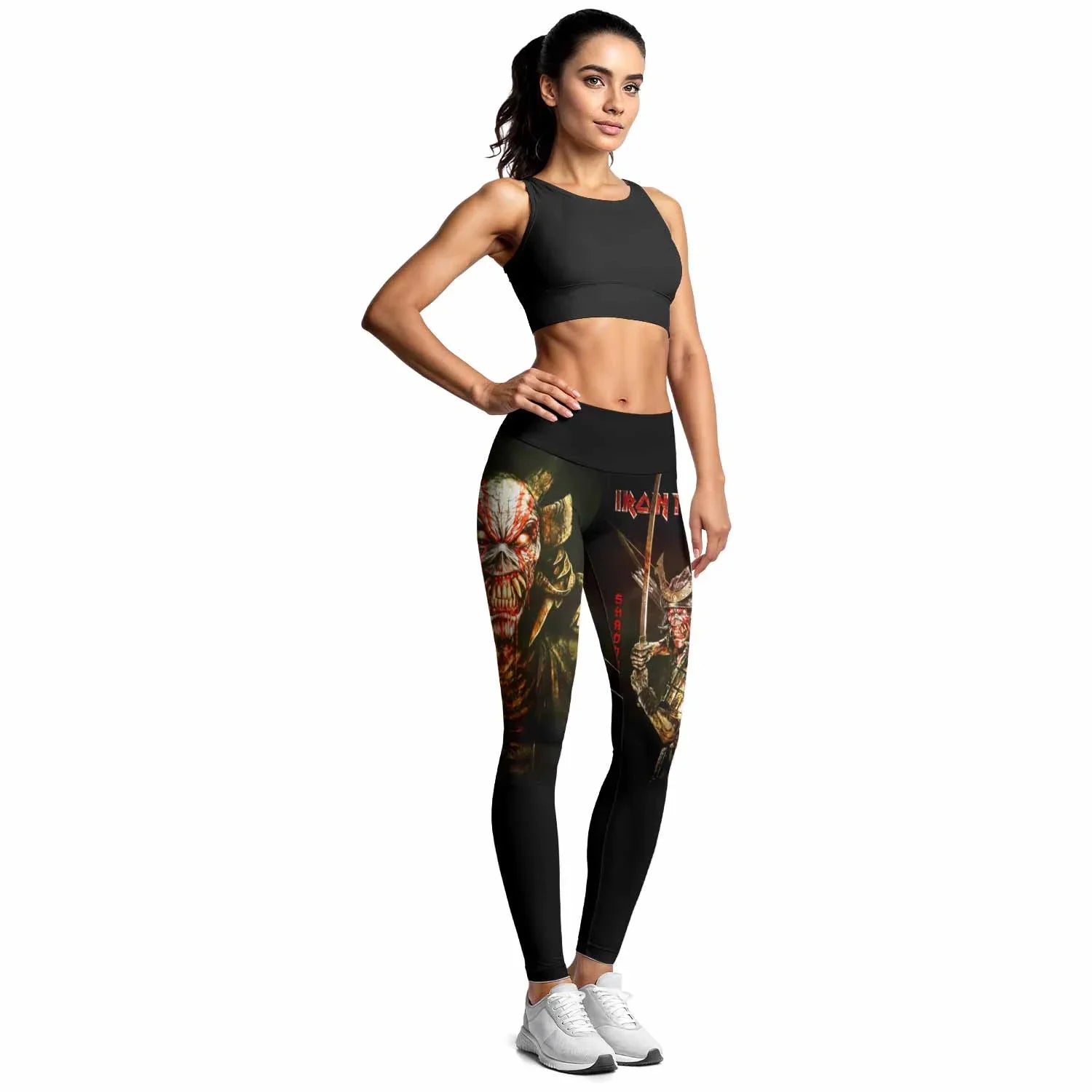 Iron Maiden Samurai Women's Leggings - lifestyle view