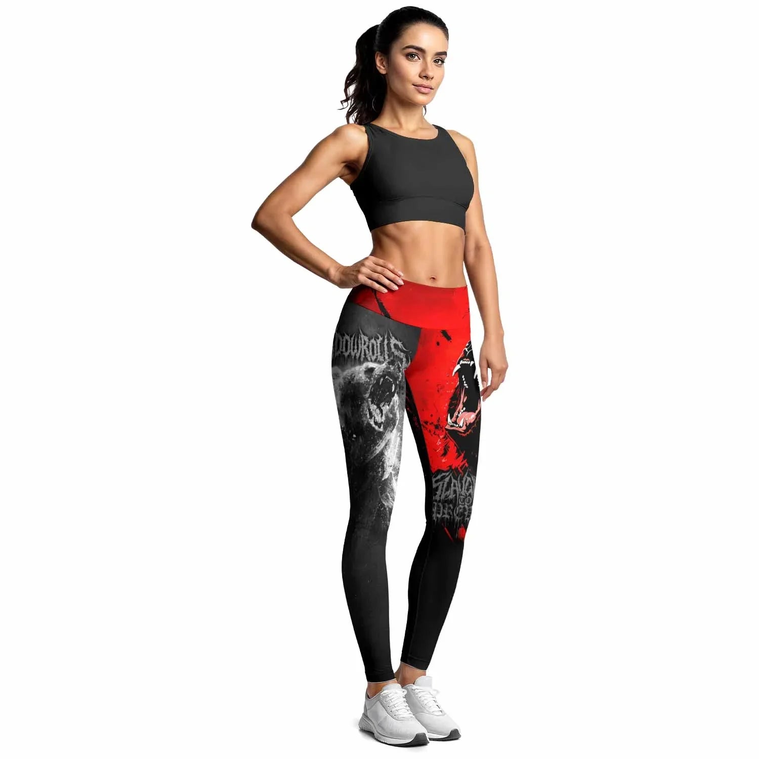 Slaughter to Prevail Bear Women's Leggings - lifestyle view