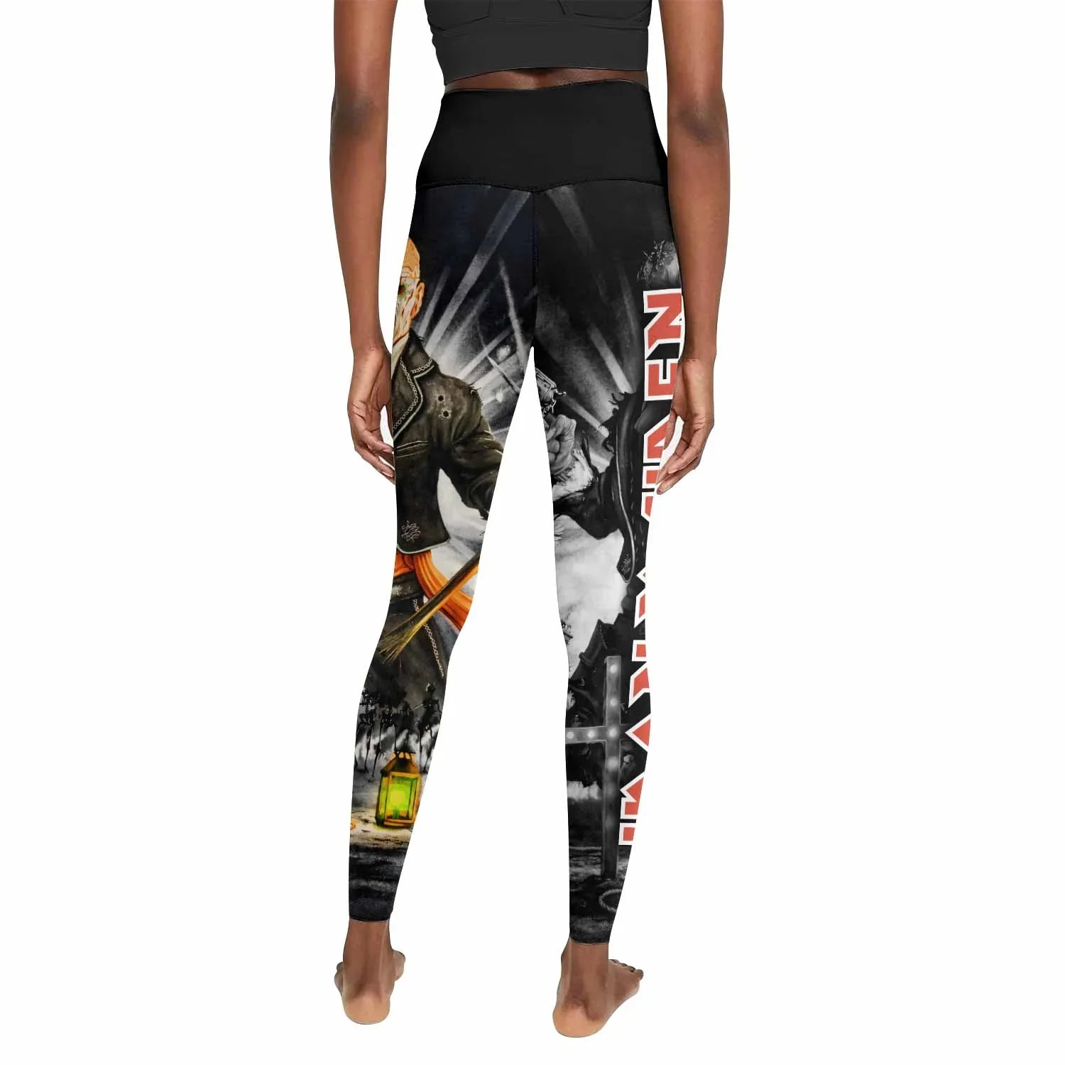 Iron Maiden Nights Of The Dead Women's Leggings - back view mockup