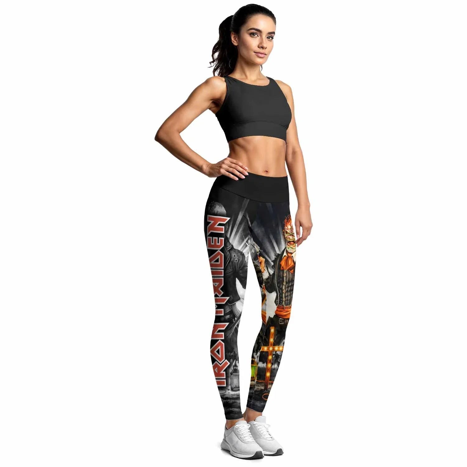 Iron Maiden Nights Of The Dead Women's Leggings - lifestyle view