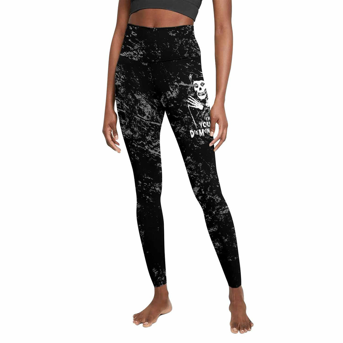 Misfits Die Monster Die Women's Leggings - front and back view