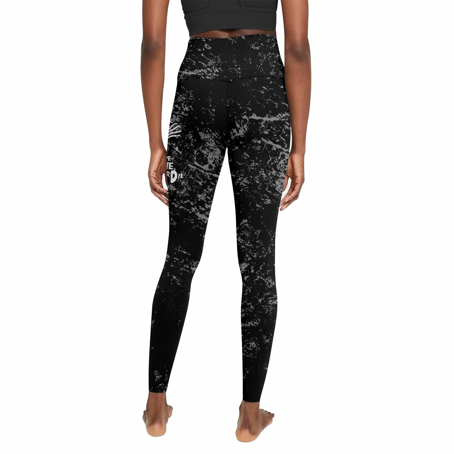 Misfits Die Monster Die Women's Leggings - back view mockup
