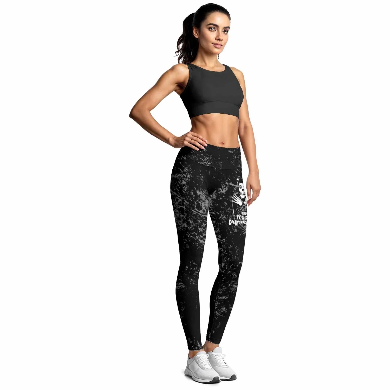 Misfits Die Monster Die Women's Leggings - lifestyle view