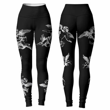 Angels of Solace Women's Leggings - front and back view