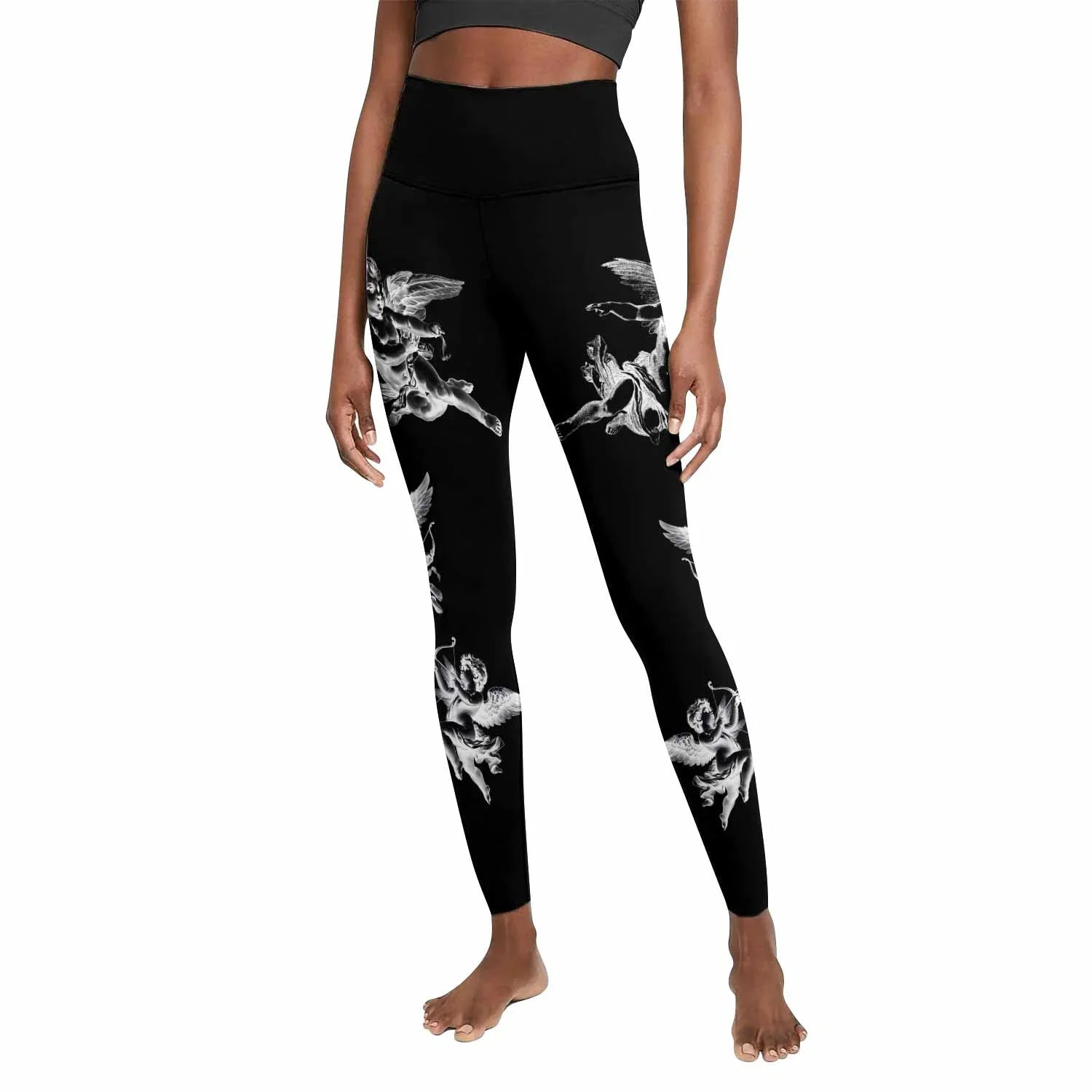 Angels of Solace Women's Leggings - front view mockup