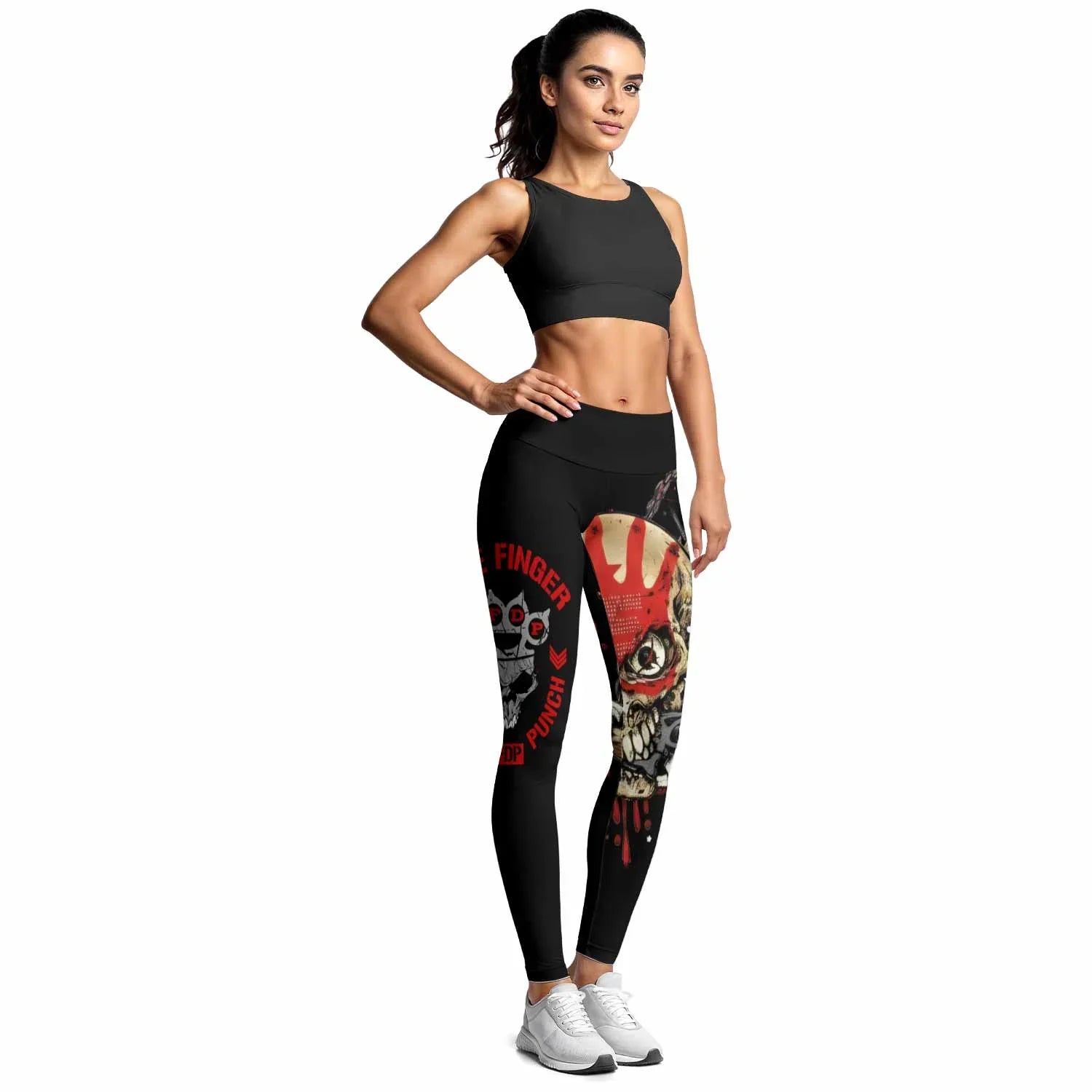 Five Finger Death Punch Shadowrolls Women's Leggings - lifestyle view