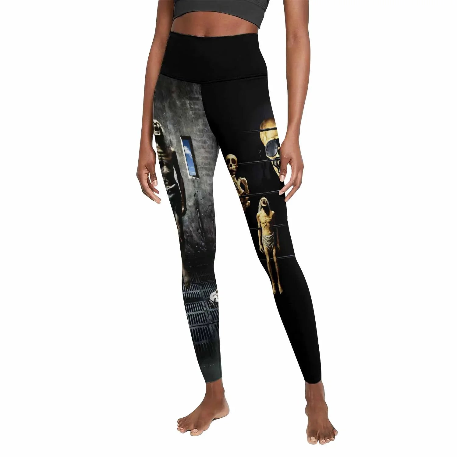 Megadeth Prison of Flesh Women's Leggings - front view mockup