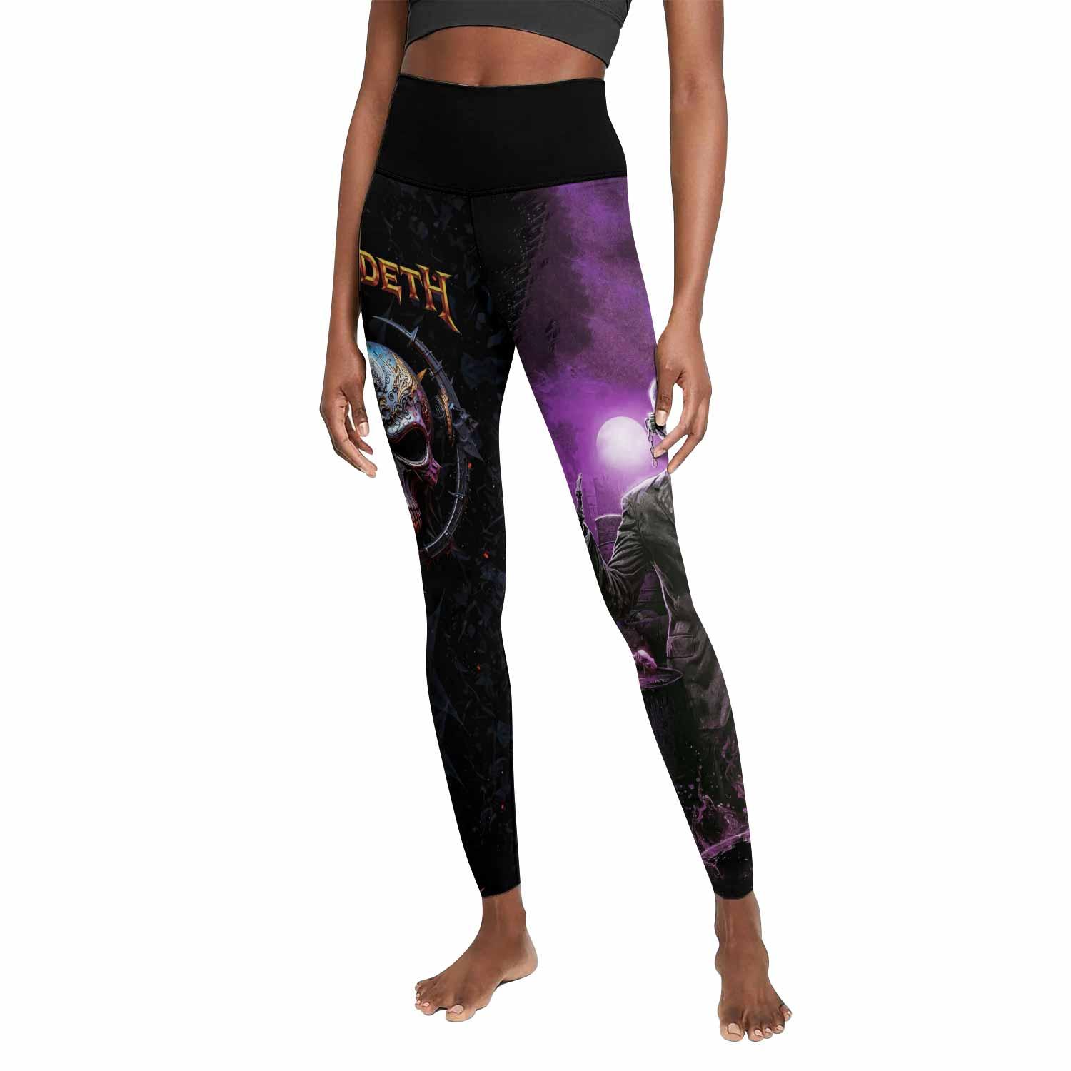 Megadeth Toxic Messiah Women's Leggings - front view mockup