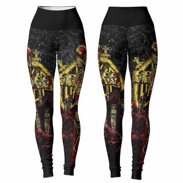 Vintage 1991 Slayer Women's Leggings - front and back view