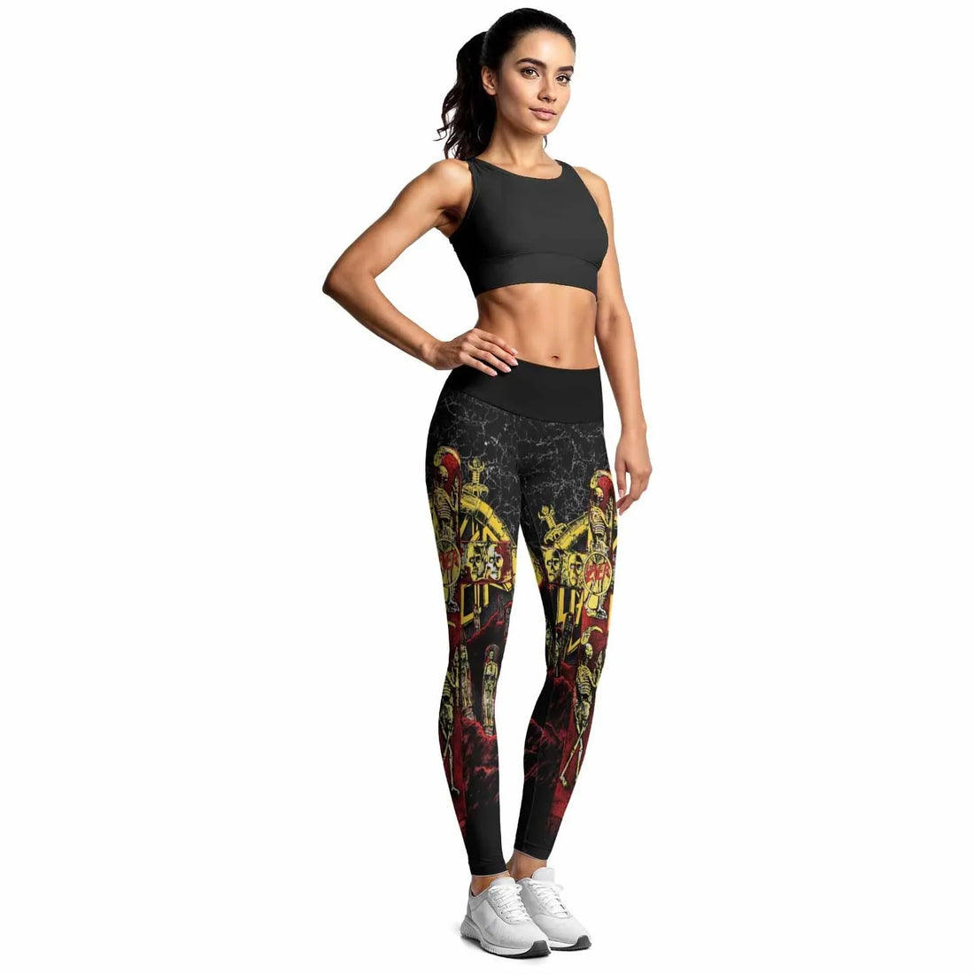Vintage 1991 Slayer Women's Leggings - lifestyle view