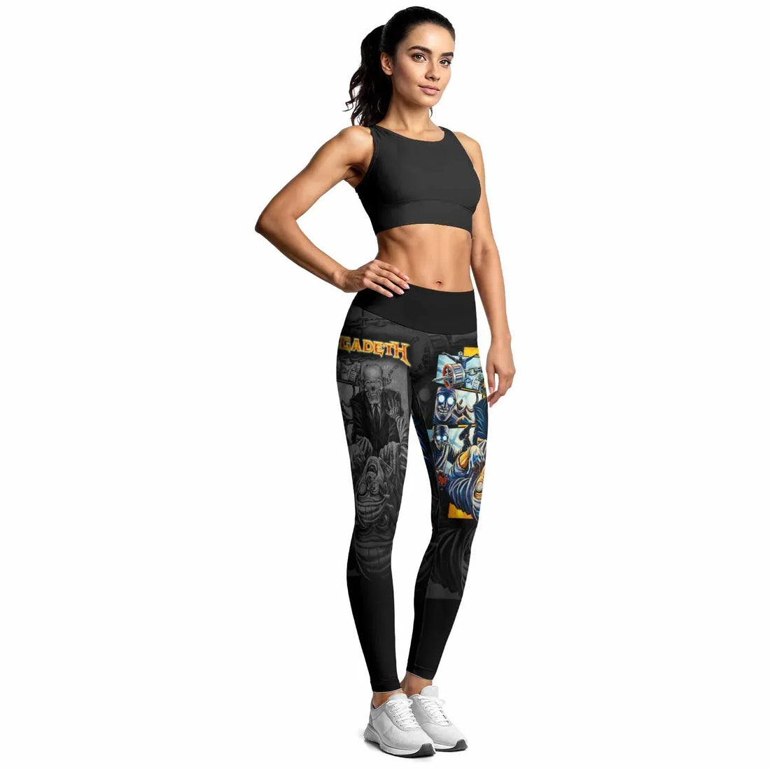 Megadeth Bloodstock Euro Tour Women's Leggings - lifestyle view