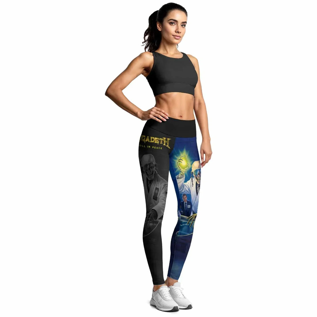 Megadeth Roll In Peace Women's Leggings - lifestyle view