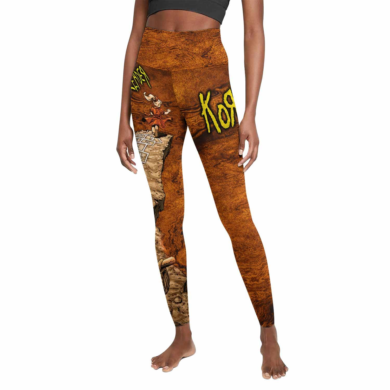 Follow the Leader Korn Women's Leggings - front view mockup
