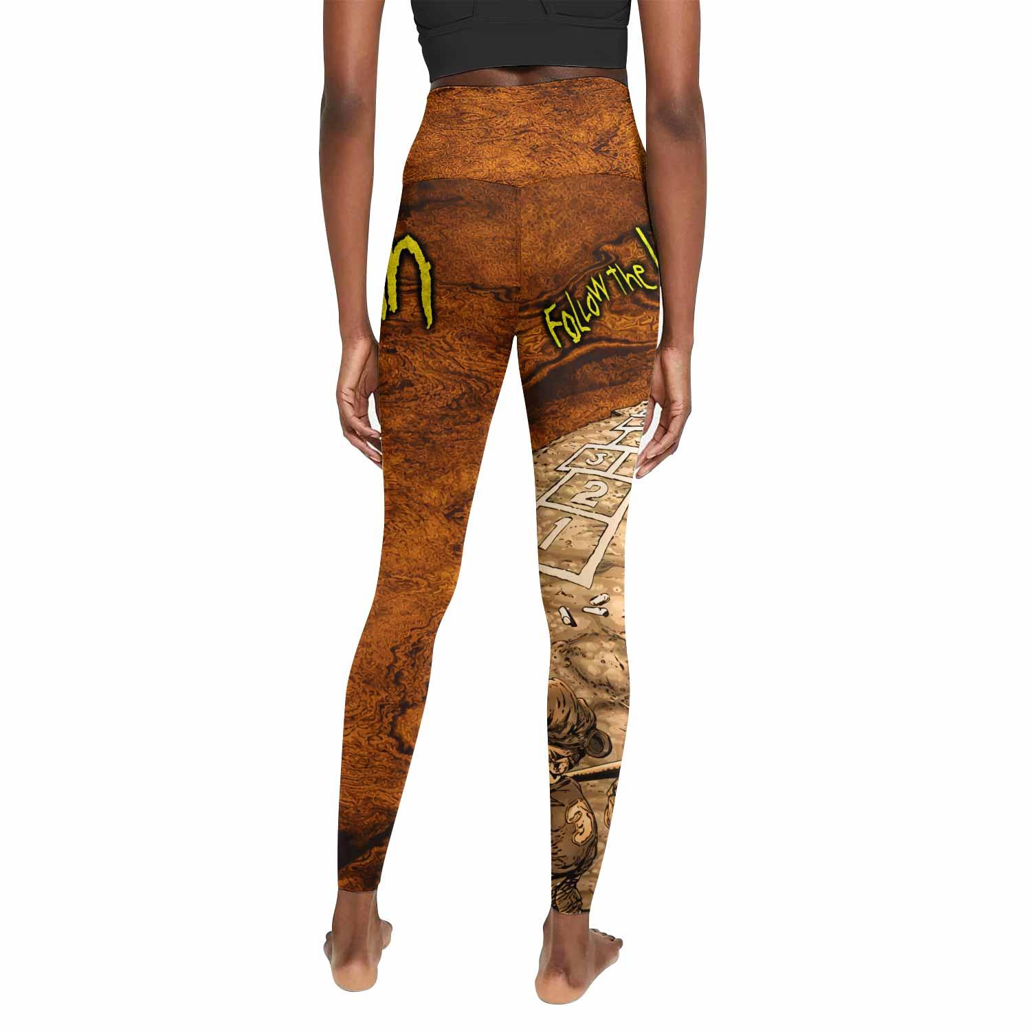 Follow the Leader Korn Women's Leggings - back view mockup