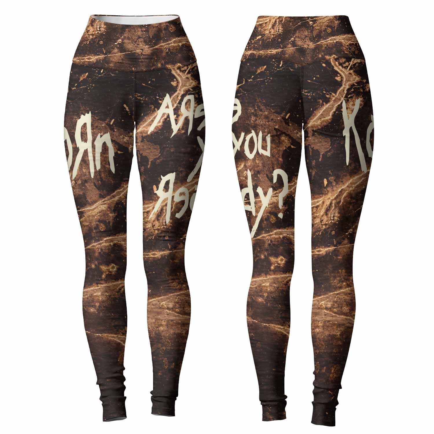 Are You Ready Korn Women's Leggings - front and back view