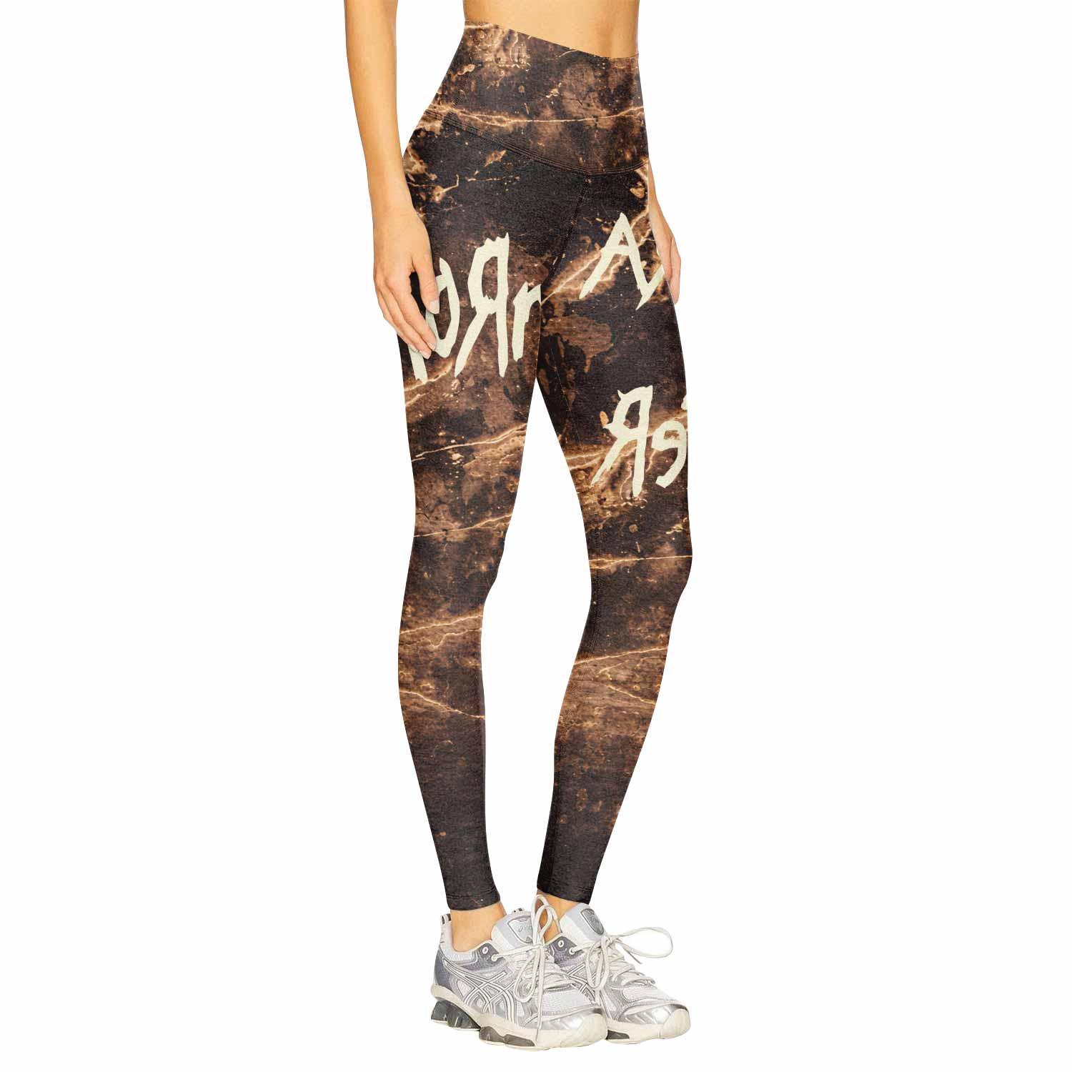 Are You Ready Korn Women's Leggings - right side mockup