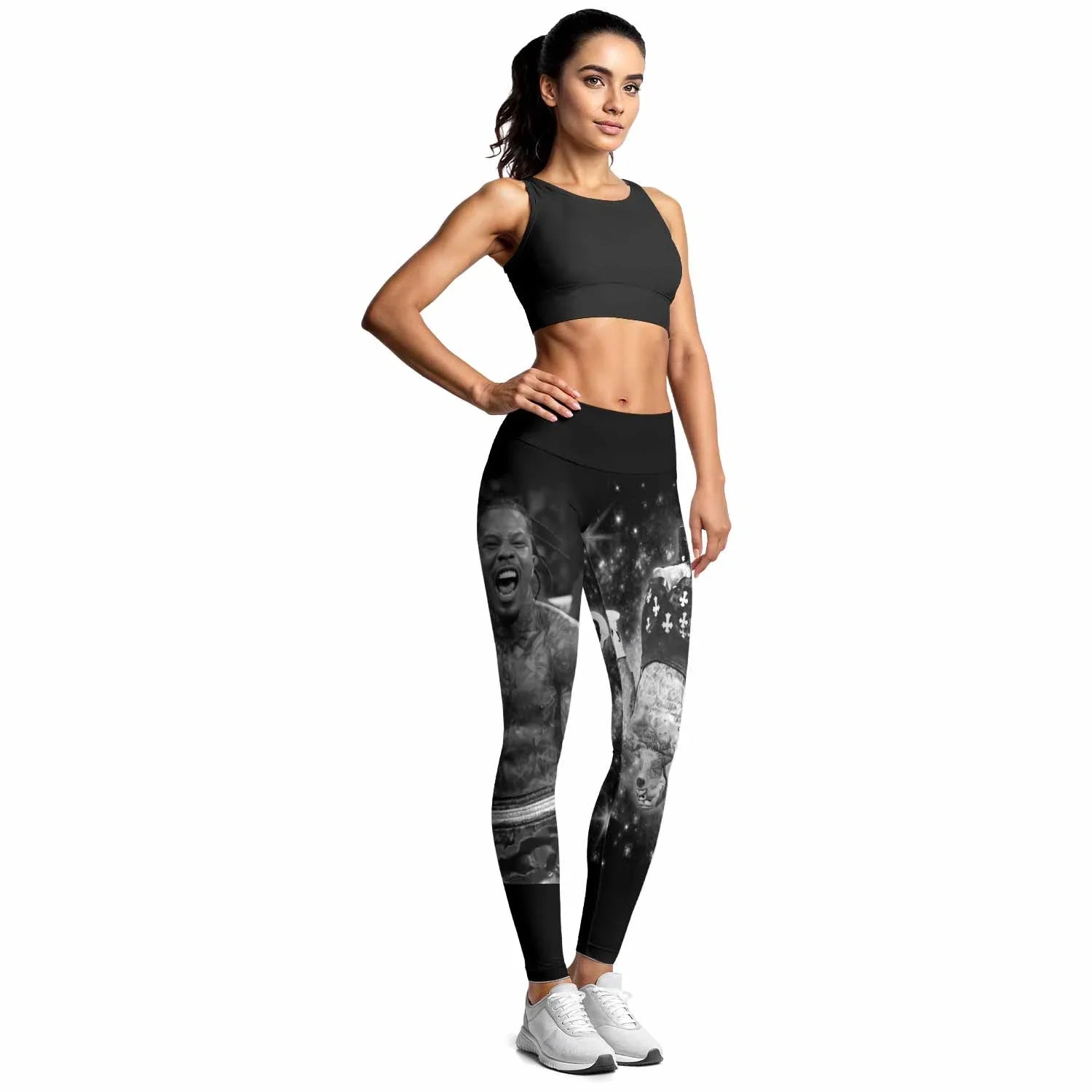 Gervonta Tank Davis Flip Women's Leggings - lifestyle view