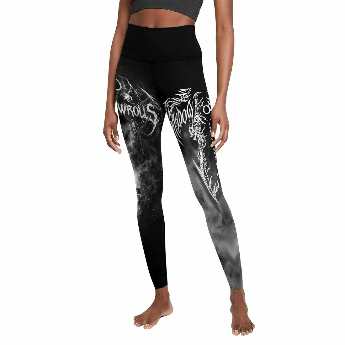 Wraith of the Abyss Women's Leggings - front and back view