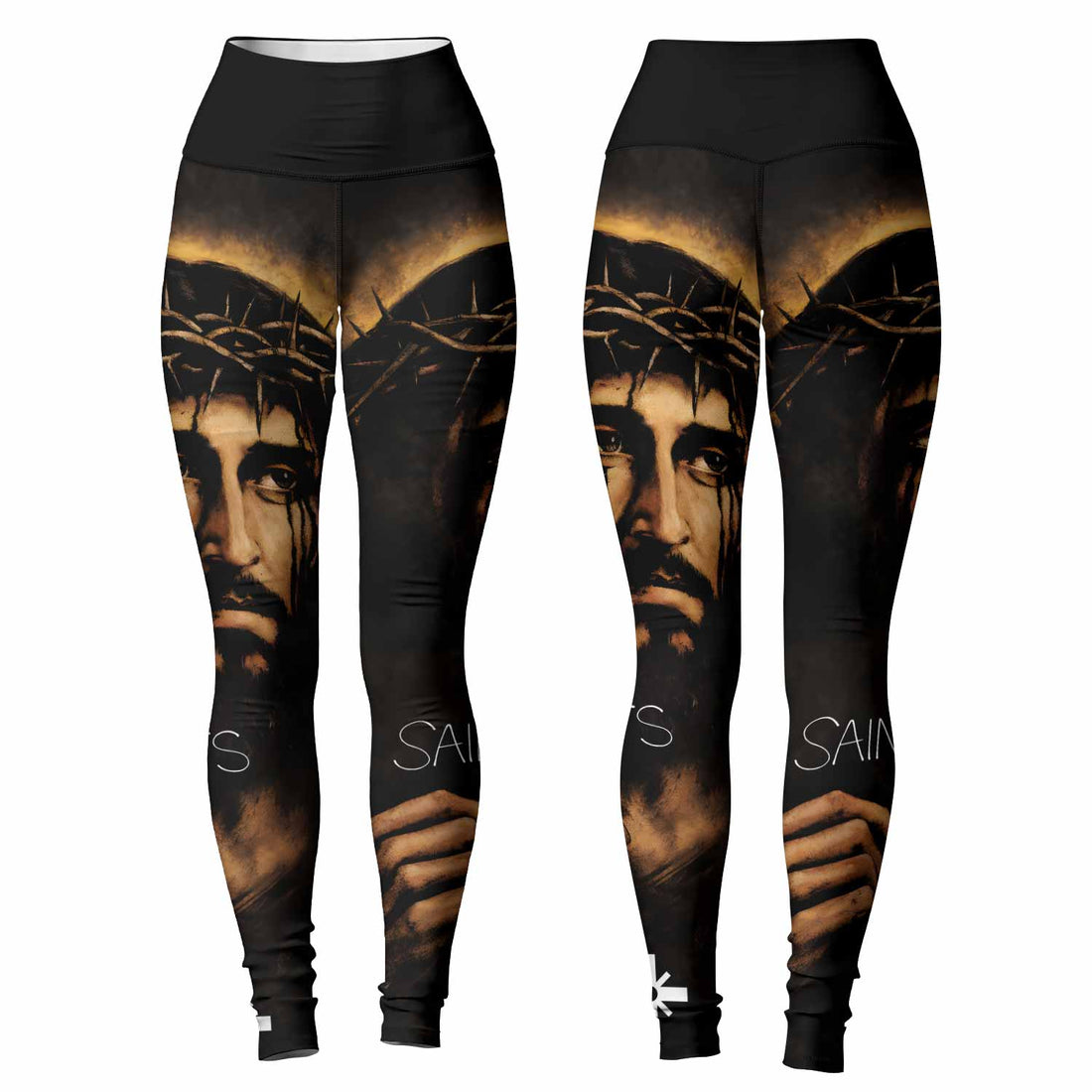 Saint Living Women's Leggings - front and back view