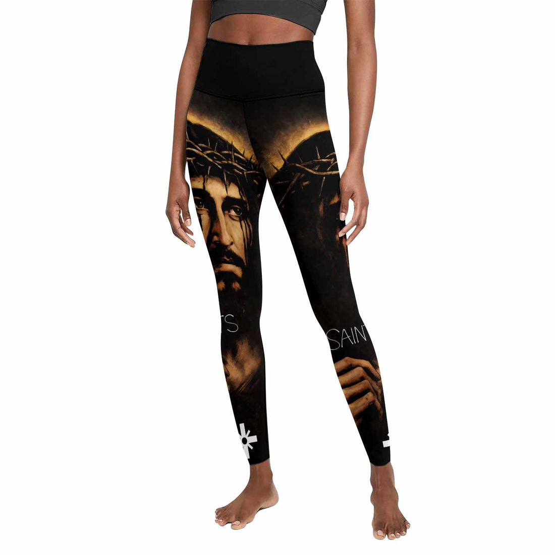 Saint Living Women's Leggings - front and back view