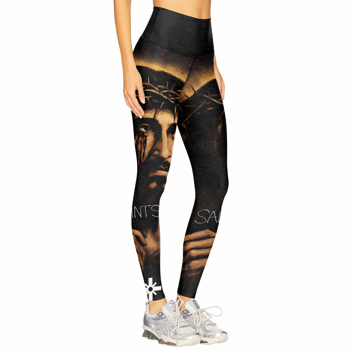 Saint Living Women's Leggings - right side mockup