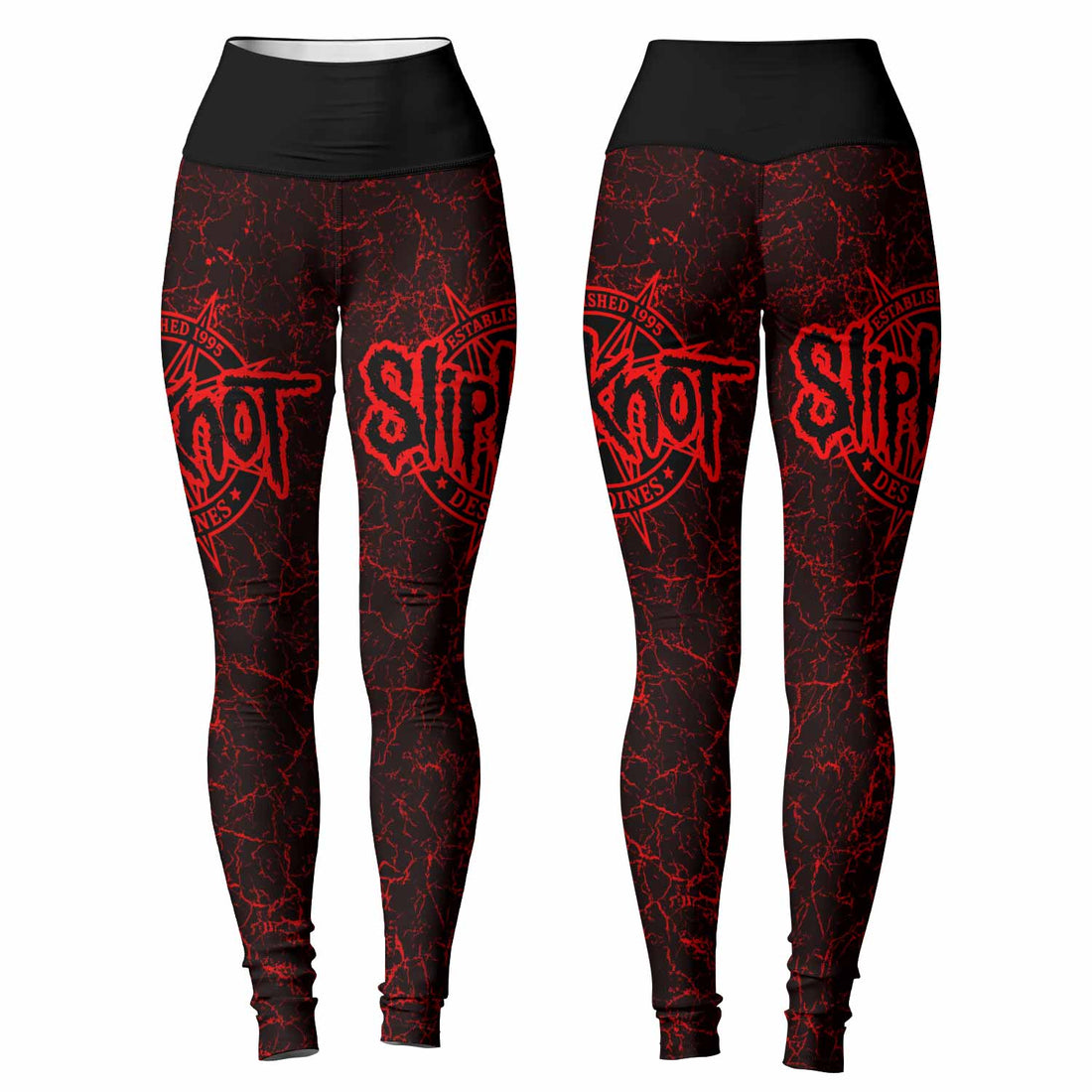 Slipknot Rotting Goat Women's Leggings - front and back view