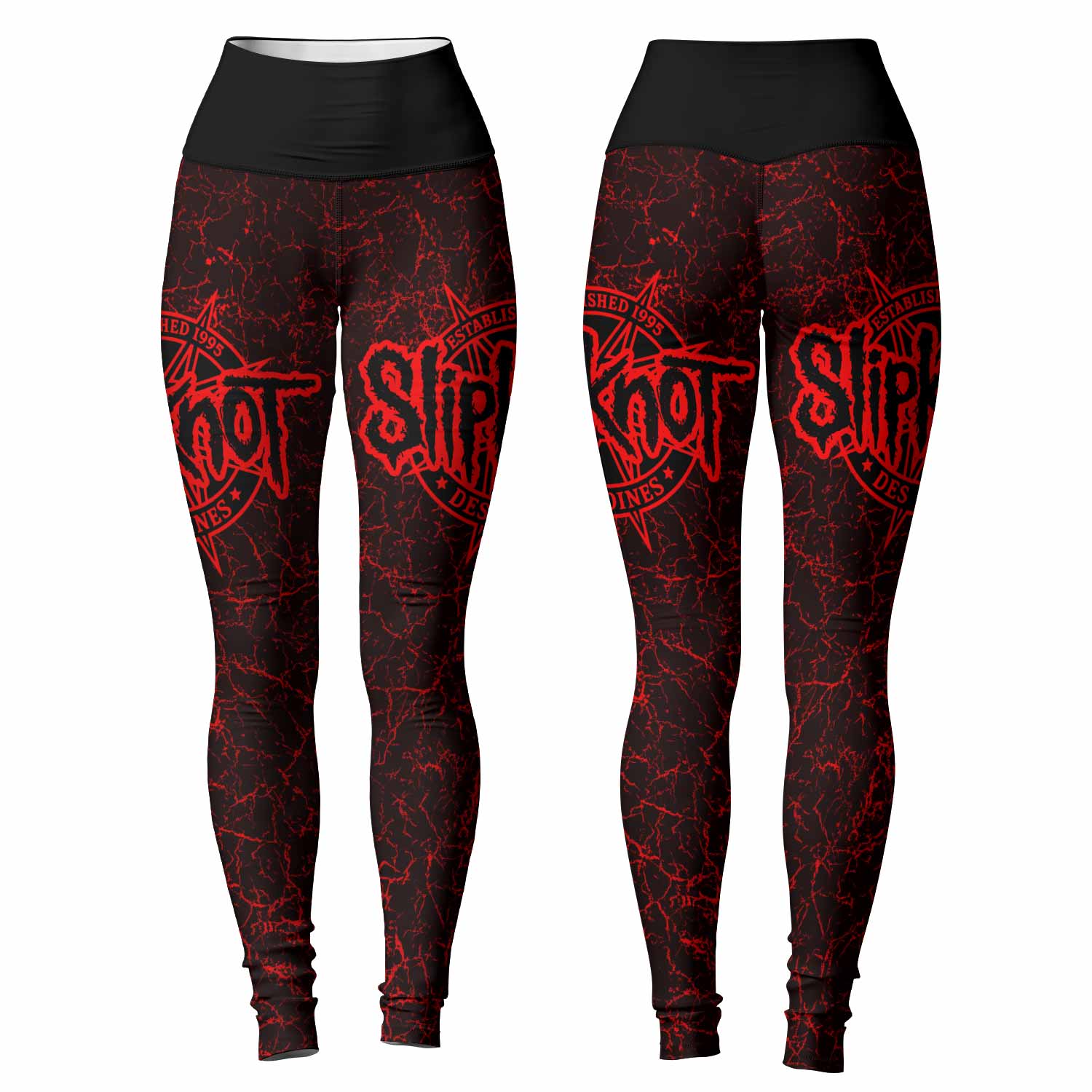Slipknot Rotting Goat Women's Leggings - front and back view
