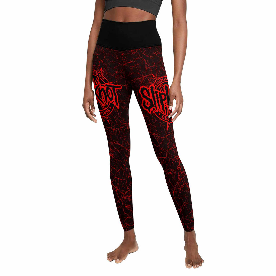 Slipknot Rotting Goat Women's Leggings - front and back view