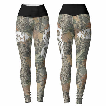 Slipknot Forest Camo Women's Leggings - front and back view