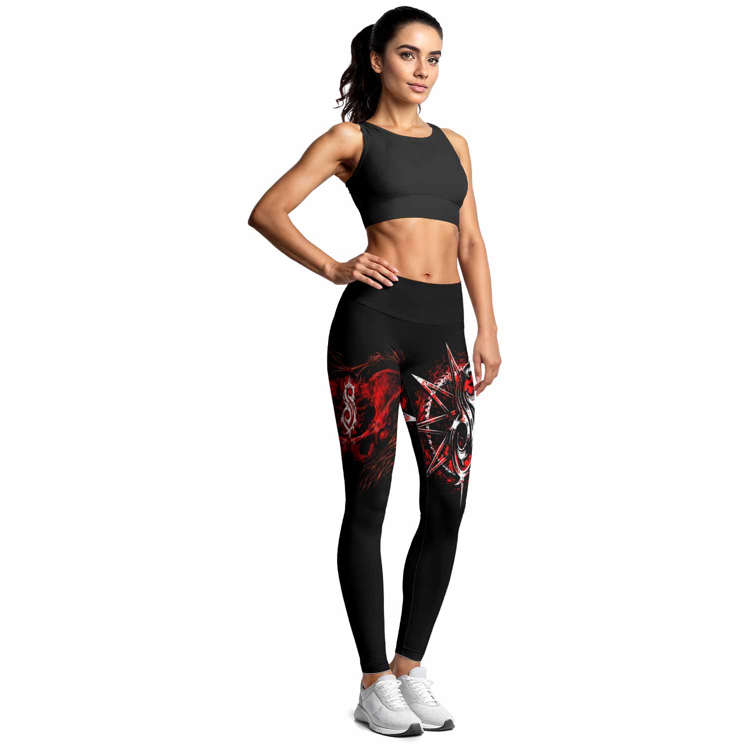 Slipknot Crimson Ribcage Women's Leggings - lifestyle view