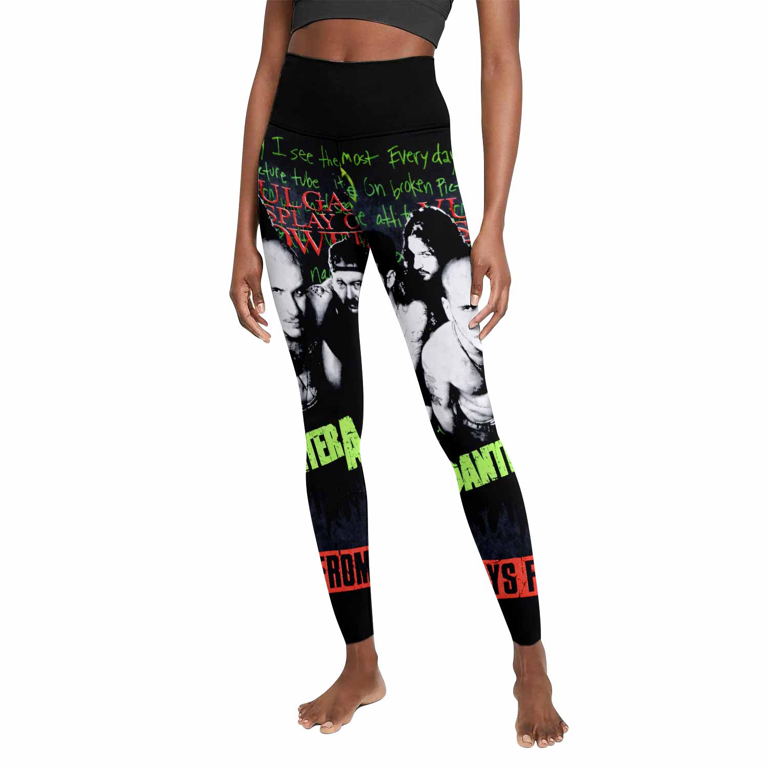 Pantera Cowboys From Hell Women's Leggings - front view mockup