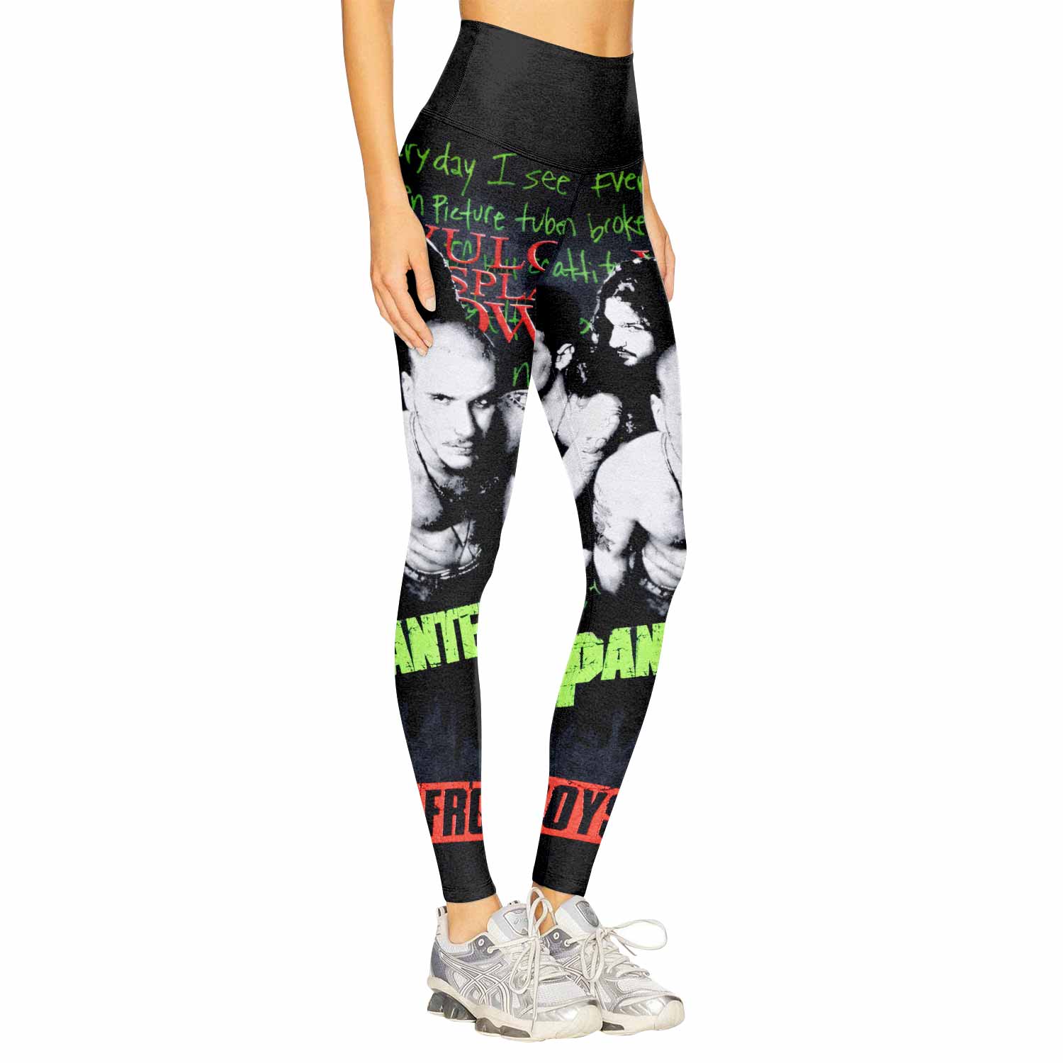 Pantera Cowboys From Hell Women's Leggings - right side mockup